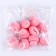 Knitted hat knitted, set 10 pcs., Pink color