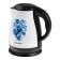 Electric kettle "Matryona" MA-003, Metal, 1.7 l, 1500 W, white-black with a drawing "Gzhel"
