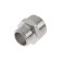 Nipple of transitional STI, 3/4 "x1/2", nickelized brass
