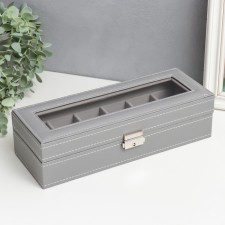 The casket to the leatherette to the watch 6 departments 