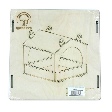 Wooden designer "Bird feeder"-2