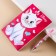 Chancellery set, notebook A6, pen, stickers, cats aristocrats