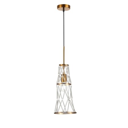 Suspension lamp ST LUCE. SL1016.203.01. Narrio. 1x60 W, E27, 18x18 cm, golden color