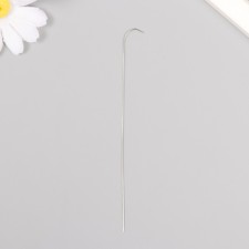 The needle curved for beads is 11.7x0.8 cm