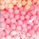 A set of beads for creativity plastic "Pink pastille" d = 0.8 cm 4 colors x 20 g