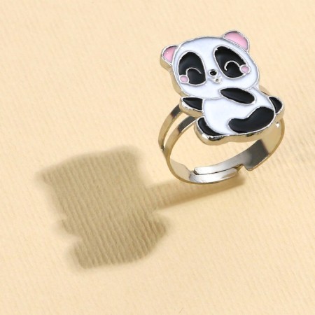Ring "Panda", 1.5 x 1 x 2 cm, 20 pieces-1