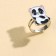 Ring "Panda", 1.5 x 1 x 2 cm, 20 pieces