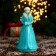 Snow Maiden plastic 22x9.5 cm, turquoise