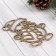 Jewelry decoration "Brilliant Snowman" (set 4 pcs) 7x11 cm, gold
