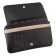Purse with lightning, black-beige color