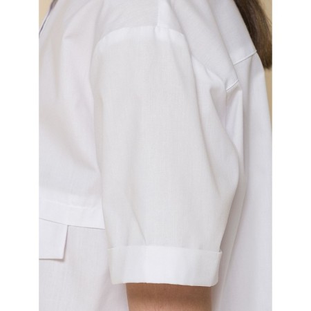 Blouse for girls, height 134 cm, white color-5