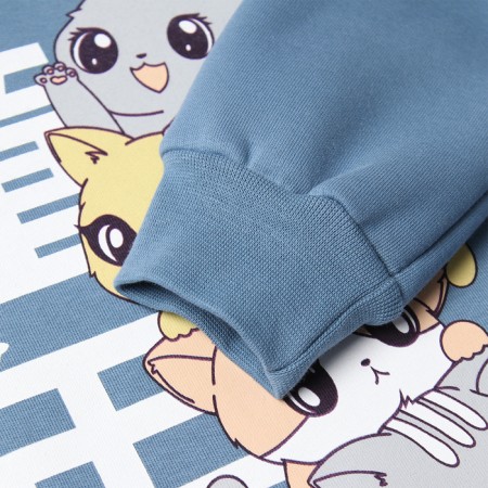 Children's sweatshirt with the basis of KAFTAN R.32 (110-116), blue-7