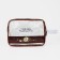 Lightning cosmetic bag, brown color