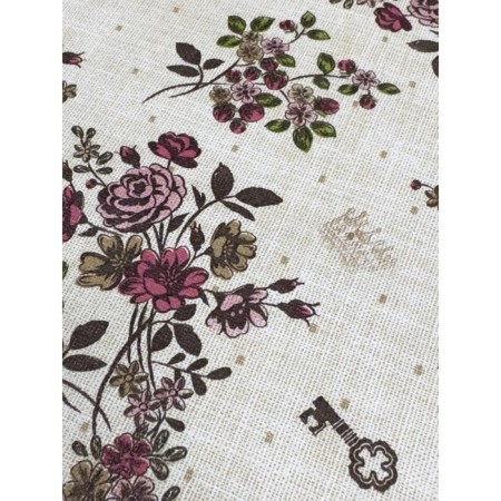 MEIWA tablecloth, rectangular, 122 x 152 cm, brown color-5