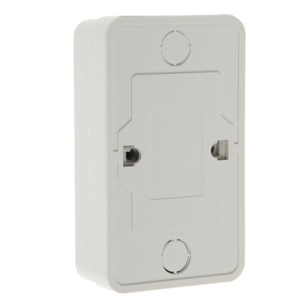 UNIVERSAL Olympus socket, 16 A, double, external, without salary, white-1