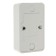 UNIVERSAL Olympus socket, 16 A, double, external, without salary, white