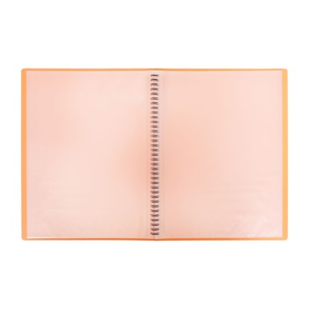 Folder 20 inserts on spirals, A4, 600 μm, Erichkrause "Matt Pastel Bloom", texture "Sand", mix-7
