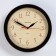 Wall clock, series: classic, D-24 cm, brown rim