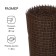 Garden grid, 1 × 20 m, rhombus cell 15 × 15 mm, plastic, brown, GreenGo