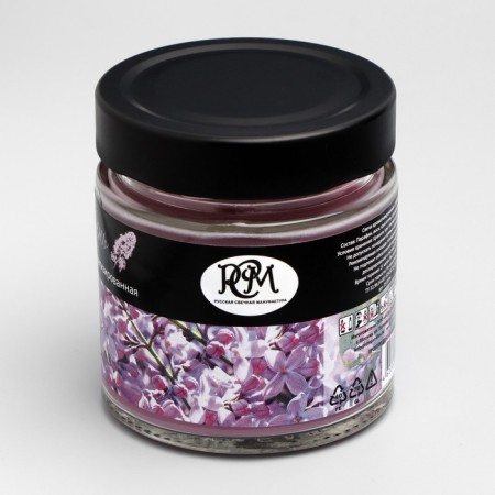 Candle in the bank Aromatic "Lilac", 25 hours-6