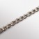 Chain d/keys with a carbine on a ring, silver 0.7x34.5 cm
