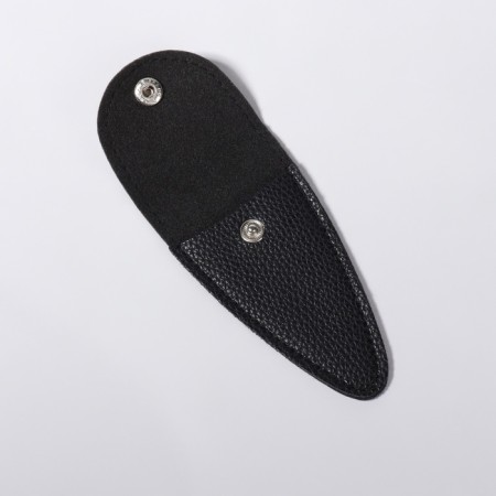 Case for storing manicure tools, on a button, 10 × 5 × 0.8 cm, black color-5