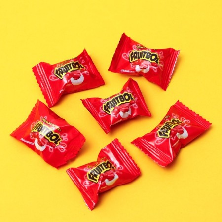 Chewing gum Fruittbol Jelly strawberries, 3.5 g-2
