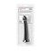 Unrealistic phallimitator Jelly Dildo L Toyfa Basic, TPE, Black Color, 20 cm