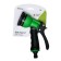 A pistol for watering, 8 modes, a latch, a connector, an ergonomic pen, plastic, Greengo