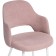 Stol on a metal frame Gutrids metal/velor, white/pink 51x56x82 cm