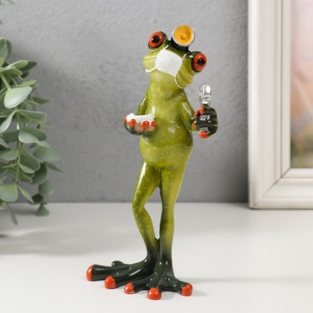 Souvenir Polystone Lac "Frog - Doctor" 16x6x5.5 cm