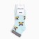 Women's socks "Raccoon with watermelon", blue color, size 38-40