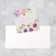 Mini -postcard "Congratulations", tenderness, 7 × 7 cm