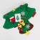 The game of felt "Christmas tree", Velcro decorations, size 95 × 70 cm