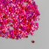 Glass beads 11/0 "cylinder. Pink-red" 10 g