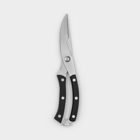 Scissors kitchen shares "Profi", 25 × 4 × 1.5 cm, black color
