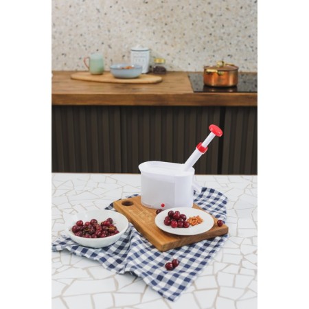 A machine for removing bones from the cherry of the Vishniye Garden, a container 450 ml, white color-7