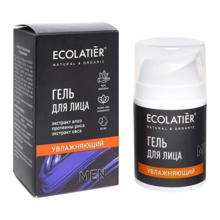Men's Ecolatir face "Moisturizing", 50 ml