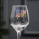 A glass for the wine "Sin is brighter" 350 ml., Decol
