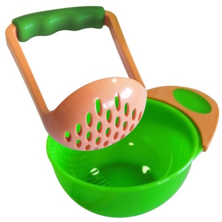 A bowl for children with an push, 330 ml, d = 6, color mix-4
