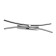 Wall lamp Mantra Jeri, Led, 1497lm, 3000k, 590x100x125 mm, color chromium