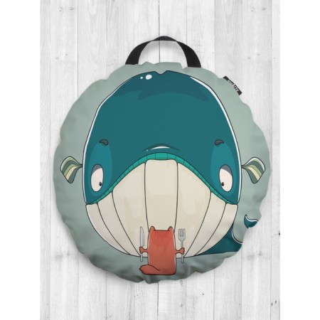 Siddle Pill "Cat Dinner", Decorative, D = 52 cm