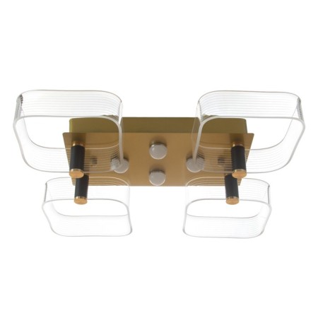 Kvorum chandelier LED 40W 3000-6000K gold 50x50x10cm