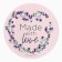 Банка для изготовления свечей с наклейкой «Mady with love», 7 х 5 см.