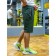 Male sports shorts, size 50, green color
