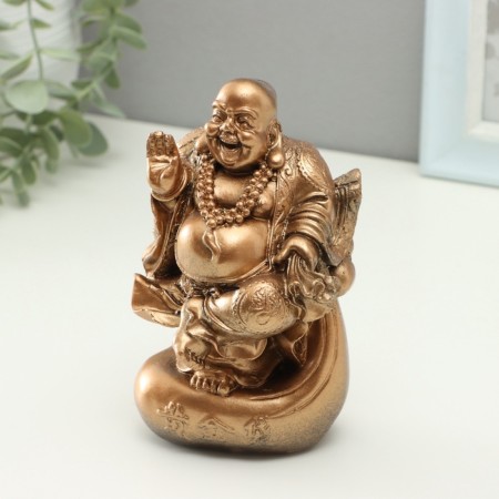Figure "Hotay on a bag" 16cm, bronze-4
