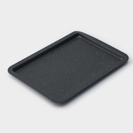 The baking sheet of the Dolyan “Elin Marble. Rectangle ", 48 × 34 × 1.8 cm, anti -stick coating, gray color-1
