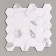 Self -adhesive panel 30*30cm mosaic honeycomb, white