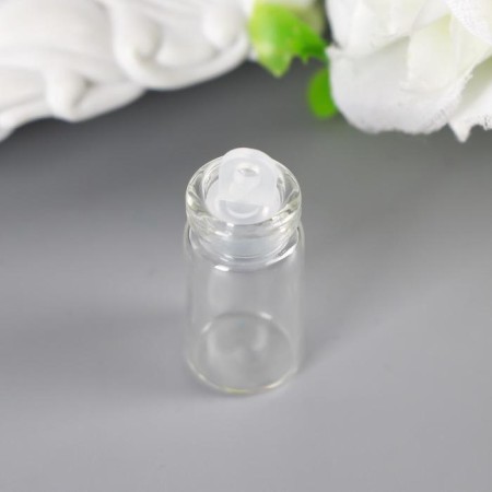 Decor for creativity Glass "Jars with a cork with a loop", 1.5 ml, 2.2x1.1x1.1 cm-1