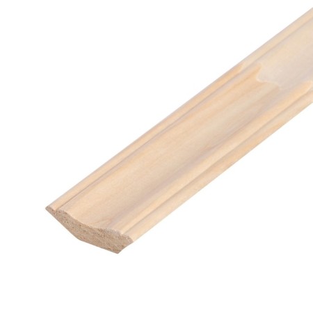 Substitar skirting board, aspen, higher grade, 250x4.5x1.2 cm-1